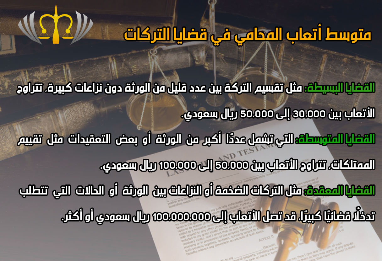 اتعاب محامي التركات في جدة